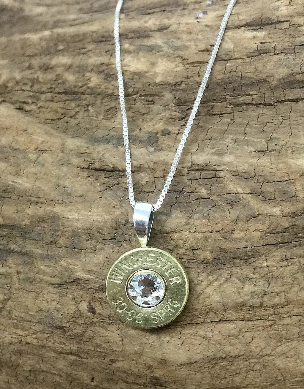 Sterling Silver .925 Bullet Head Necklace