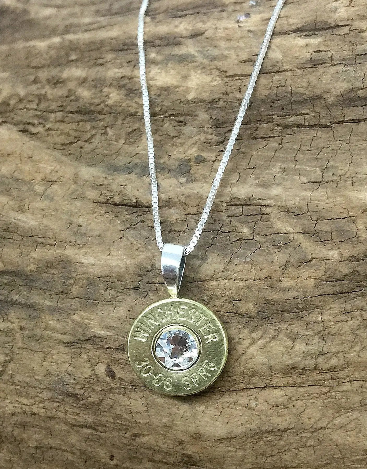 Sterling Silver .925 Bullet Head Necklace