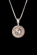 Sterling Silver .925 Bullet Head Necklace