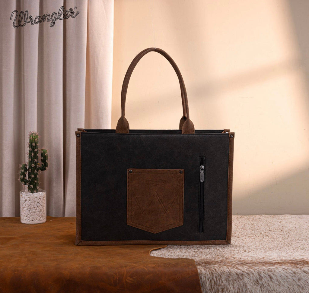 Wrangler Western Buckle Large Concealed Carry Tote