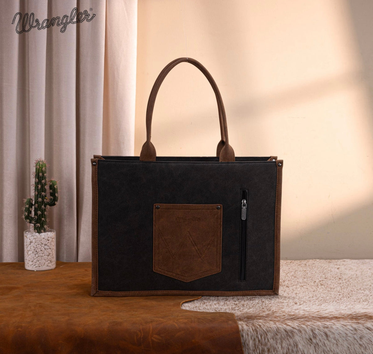 Wrangler Western Buckle Large Concealed Carry Tote