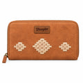Wrangler Aztec Woven Zip-Around Wristlet Wallet
