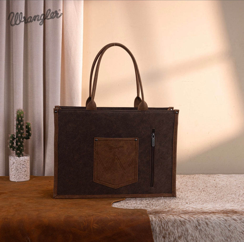 Wrangler Western Buckle Large Concealed Carry Tote