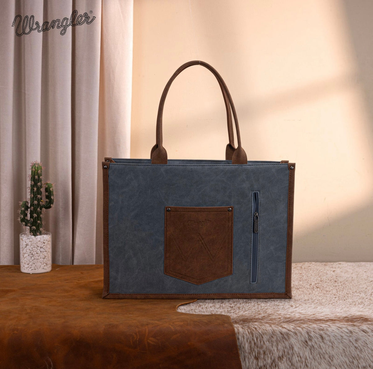 Wrangler Western Buckle Large Concealed Carry Tote
