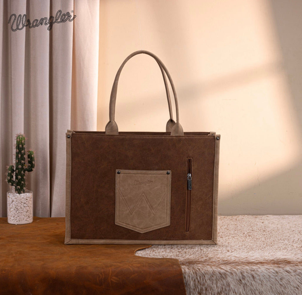Wrangler Western Buckle Large Concealed Carry Tote