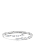 Marquise CZ Bypass Hinged Bracelet Kenneth J Lane