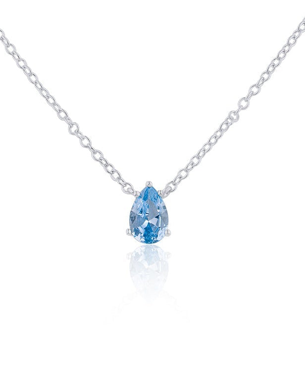 Pear-Cut CZ Pendant Necklace Kenneth J Lane