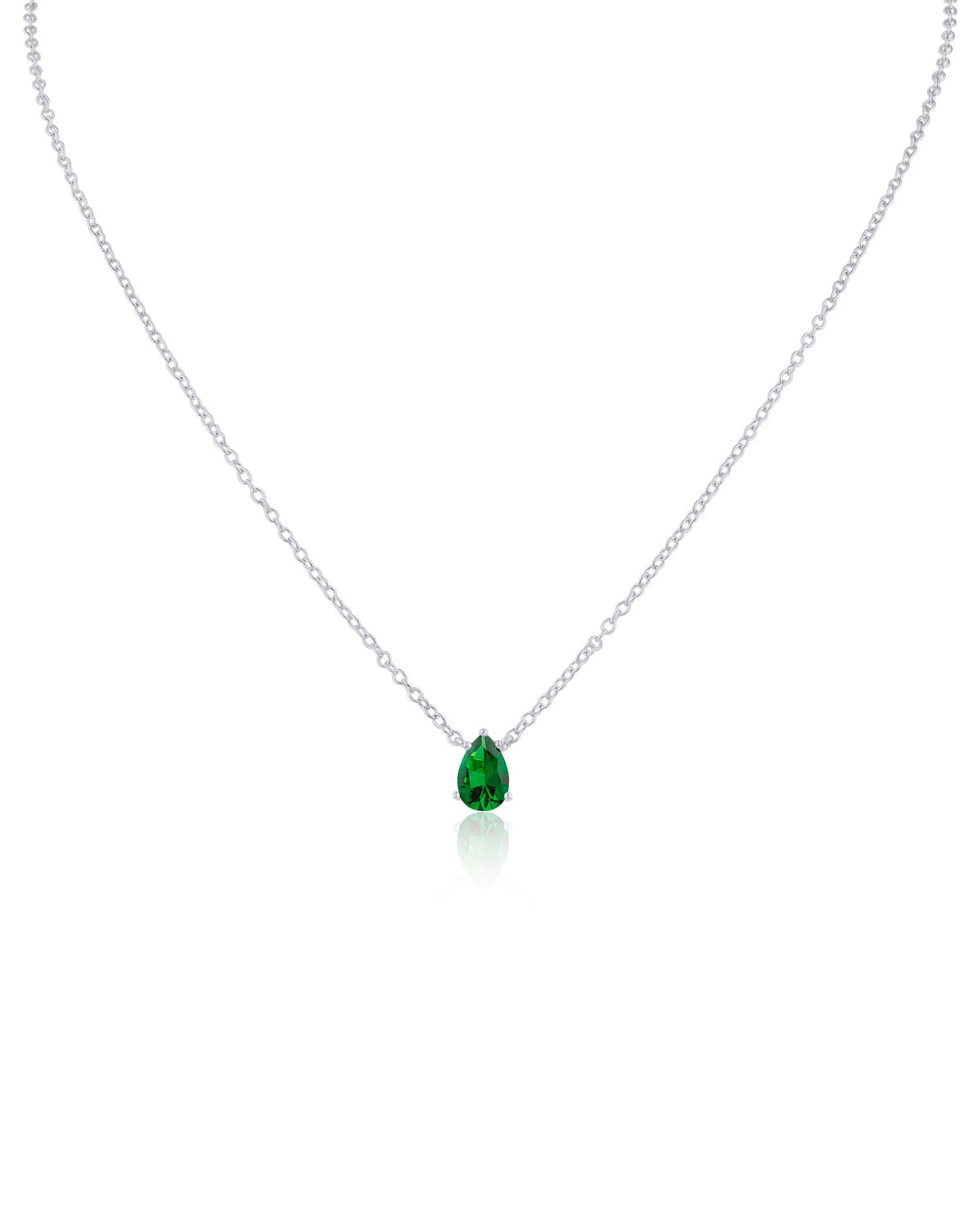 Pear-Cut CZ Pendant Necklace Kenneth J Lane