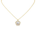 Pavé Clover Pendant Necklace Kenneth J Lane