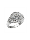 Pavé CZ Signet Pinky Ring