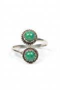Navajo Sterling Silver Green Opalite Ring